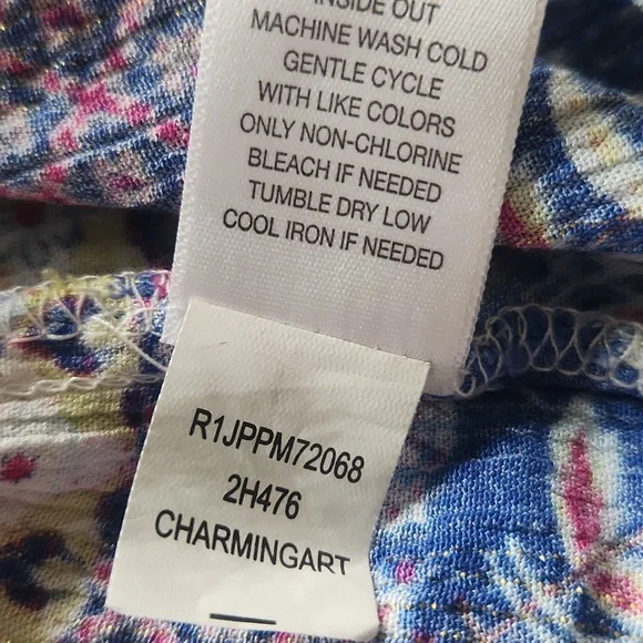 Live And Let Live Colorful Boho Top - Picture 14 of 14